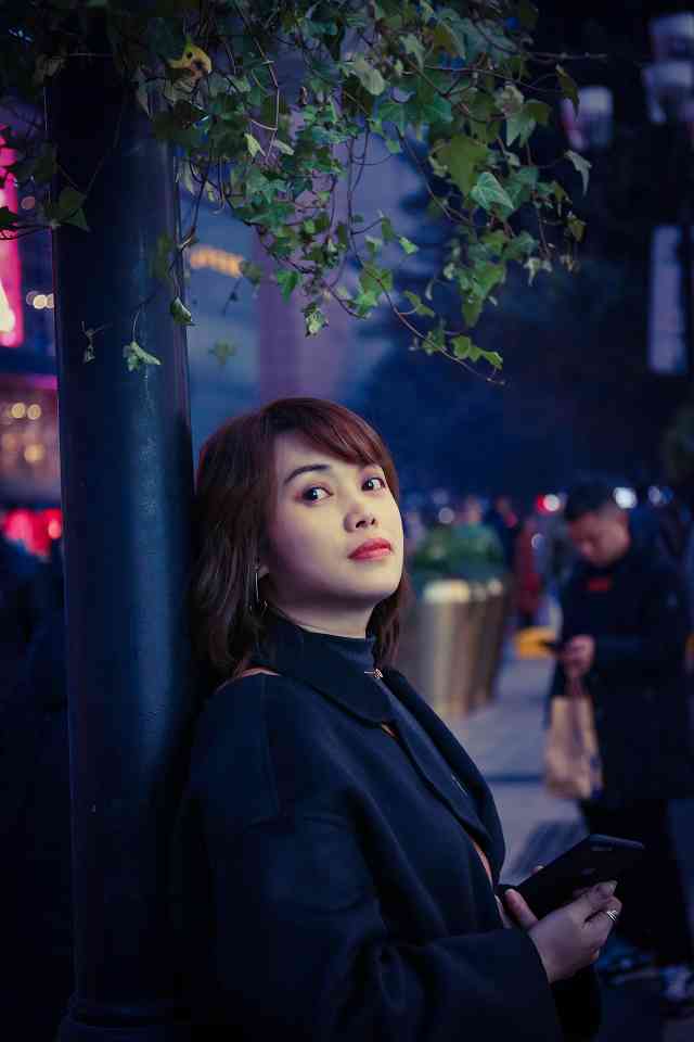 重庆千斯门大桥夜晚人像